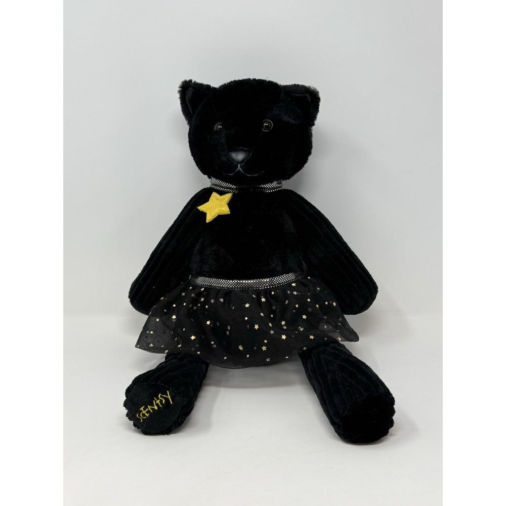 Scentsy Buddy Star Black Cat Plush‎ Doll Halloween Special Collectors Edition
